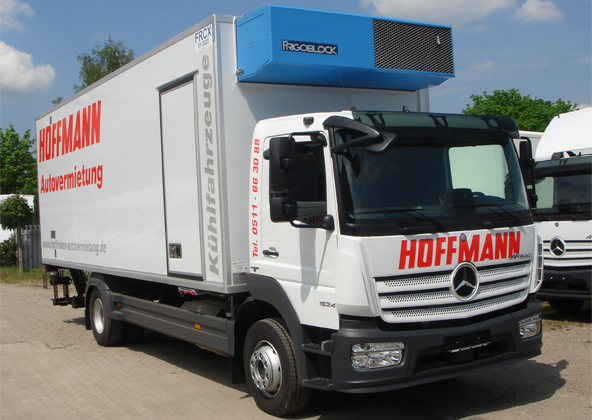 Kühlfahrzeug der Hoffmann Autovermietung aus Hannover